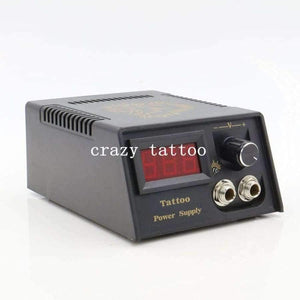 Planet Gates Professional Digital LCD Tattoo Power Supply High Quality Black Tattoo Power Supply For Tattoo Machine Free Shipping