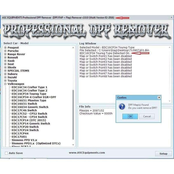 Planet Gates PROFESSIONAL DPF EGR REMOVER 3.0 LAMBDA HOTSTART FLAP O2, DTC 2 SOFTWARE FULL FOR WINXP WIN8 WIN10 with UnKegyen