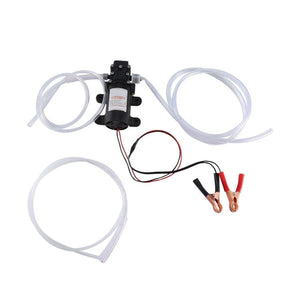 Planet Gates Professional Electric 12V Mini Oil Pump Diesel Fuel Engine Extractor Transfer Self-Priming To Exchange Car