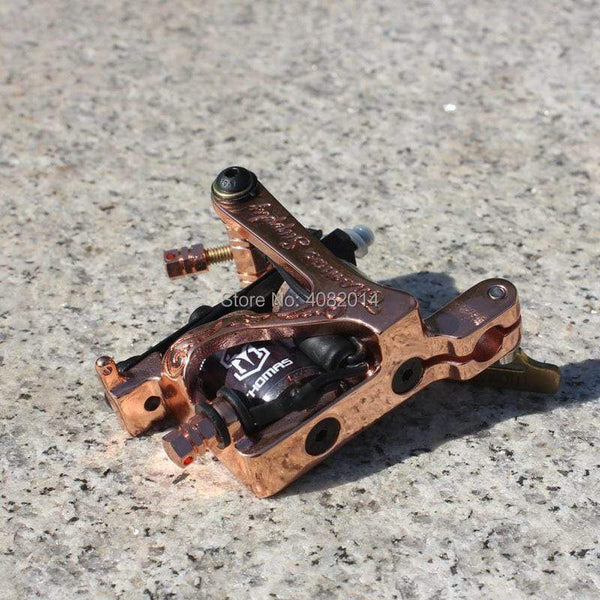 Planet Gates Professional Handmade Flyer Series Tattoo Machine Coils Alloy Custom Tattoo Gun For Shader Tattoo Supplies Free Shipping