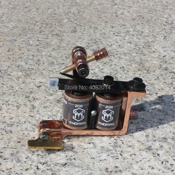 Planet Gates Professional Handmade Flyer Series Tattoo Machine Coils Alloy Custom Tattoo Gun For Shader Tattoo Supplies Free Shipping