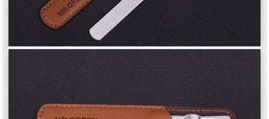 Planet Gates Professional Imports of stainless steel metal nail file Buffer Double Side manicure tools small rubbing polishing strip