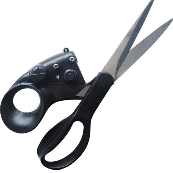 Planet Gates Professional Laser Guided Sewing Scissors DIY Infrared Positioning Laser Stainless Steel Scissors For Needlework Sewing Supplies (black)