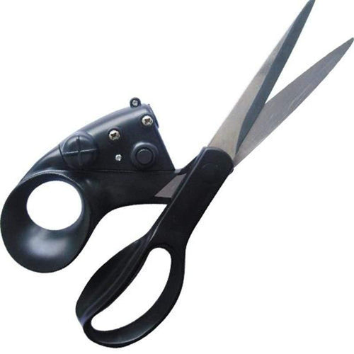 Planet Gates Professional Laser Guided Sewing Scissors DIY Infrared Positioning Laser Stainless Steel Scissors For Needlework Sewing Supplies (black)