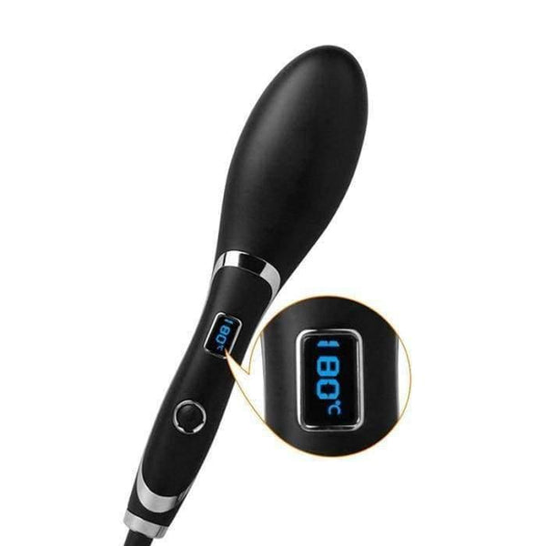 Planet Gates Professional  LED Hair Straightening Comb Brush Electrical Heated Styling Anion Care Anti Scald YF2018