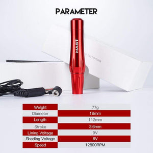 Planet Gates Professional Mast Latest Permanent PMU Makeup Eyebrow Lips Drive Rotary Tattoo Style Machine Gun Set Accessories for Tattoo