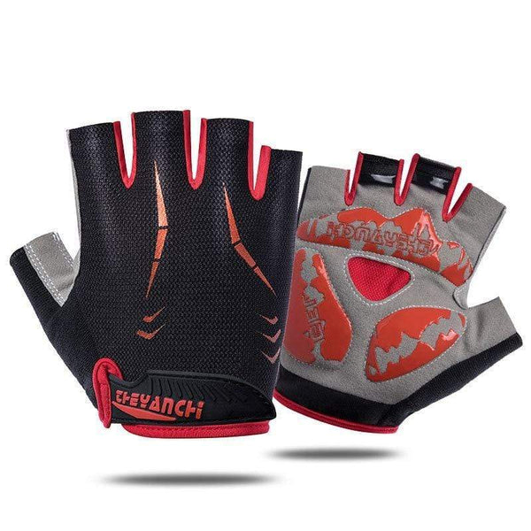 Planet Gates Professional Men Gym Fitness Gloves Women Half Finger Weightlifting Cycling Gloves Non-slip Summer Bicycle Bike Sport