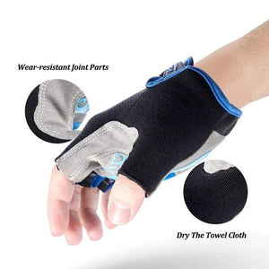 Planet Gates Professional Men Gym Fitness Gloves Women Half Finger Weightlifting Cycling Gloves Non-slip Summer Bicycle Bike Sport