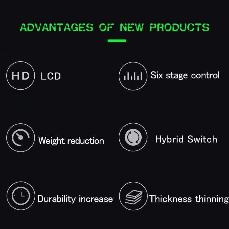 Planet Gates Black Professional Mini Critical AURORA II LCD Tattoo Power Supply with Power Adaptor for Coil & Rotary Tattoo Machines