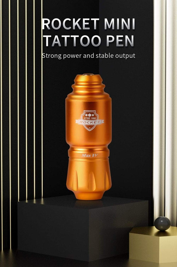 Planet Gates Professional Mini Rocket Tattoo Pen Cartridge Machine Rotary Tattoo Gun With Powerful Motor For Cartridge Needles Supplies