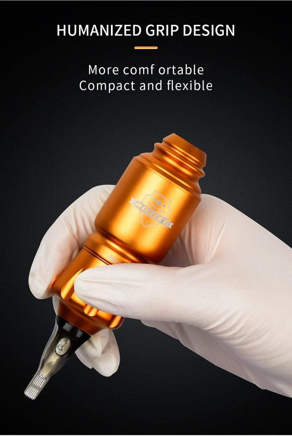 Planet Gates Professional Mini Rocket Tattoo Pen Cartridge Machine Rotary Tattoo Gun With Powerful Motor For Cartridge Needles Supplies