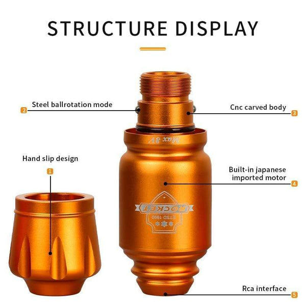 Planet Gates Professional Mini Rocket Tattoo Pen Cartridge Machine Rotary Tattoo Gun With Powerful Motor For Cartridge Needles Supplies