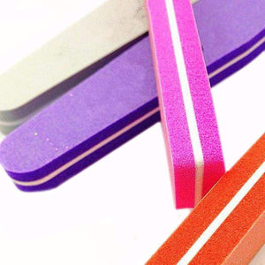 Planet Gates Professional Nail Files 10pcs Buffing Slim Crescent 100/180 Nail Beauty Tools Diamond Spong Block Polissoir Ongles Nail Tool