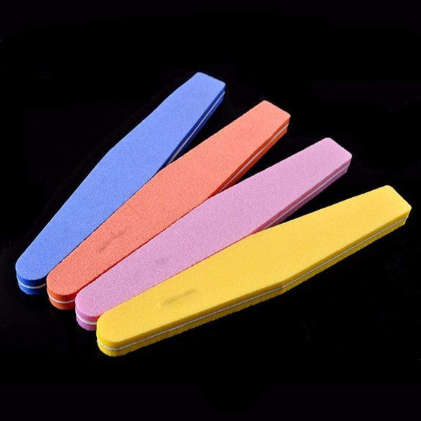 Planet Gates Professional Nail Files 10pcs Buffing Slim Crescent 100/180 Nail Beauty Tools Diamond Spong Block Polissoir Ongles Nail Tool