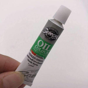 Planet Gates Professional Oil Colors Paints Fine Painting Art Supplies 12 Colours 6 ML Tube Offer 2 Brush And 1 Palette  For Free