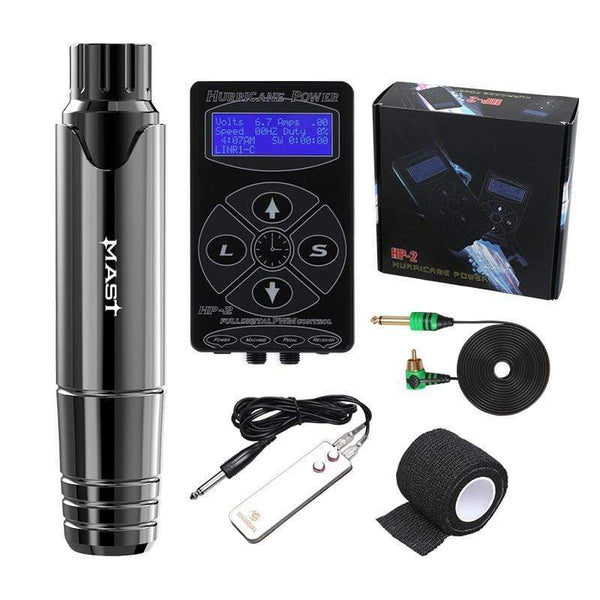 Planet Gates Professional Permanent Makeup Machine Set Tattoo Rotary Pen Kits LCD Power Supply for Tattoo Artist