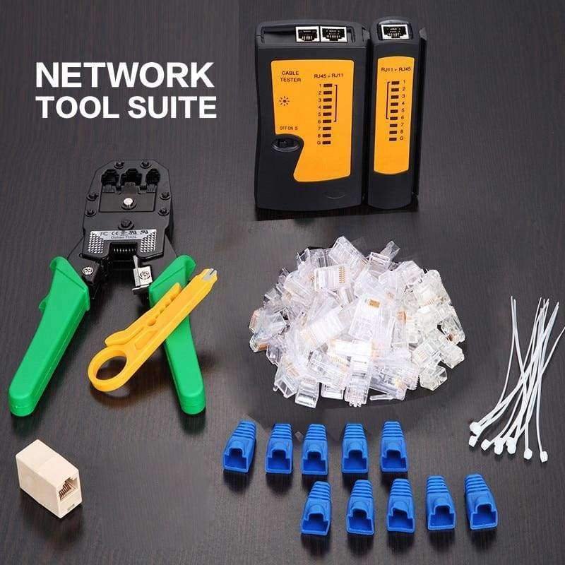 Networking Multi Tool Rj Professional RJ45 RJ11 RJ12 CAT5 CAT5e Portable LAN Network Tool Kit ...