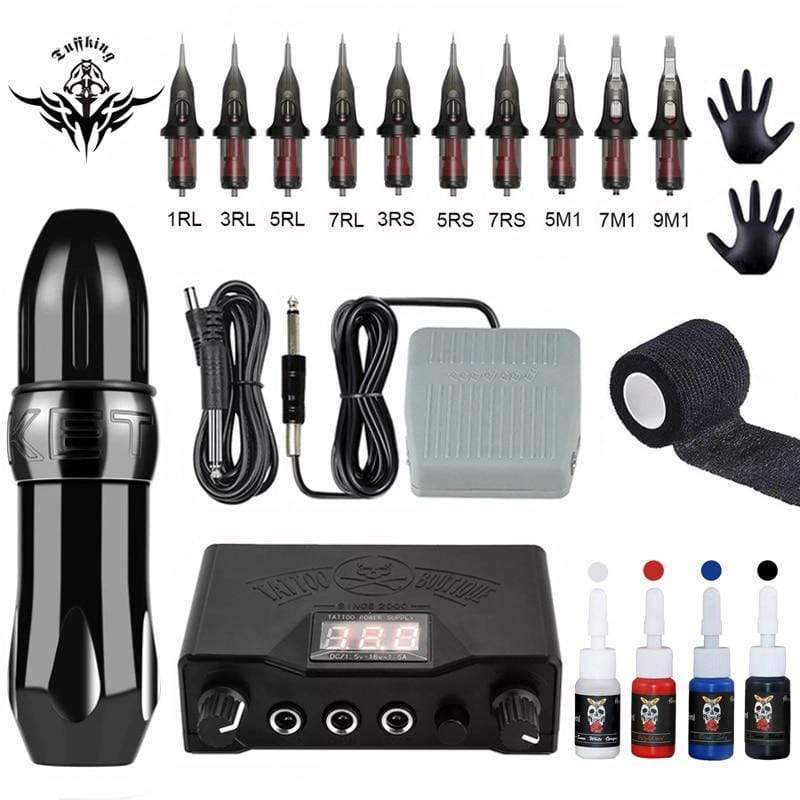 Planet Gates Professional Rotary Tattoo Machine Swiss Motor Pen Permanent Makeup Tattoo Machine Sets Tattoo Power Strong Quiet Motor Supply