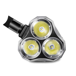 Planet Gates Professional Scuba Diving Flashlight Cree XPL 3000LM LED Light Underwater Searchlight 18650 Powerful LED Flashlight