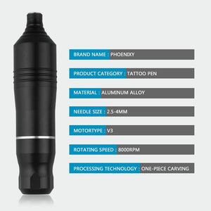 Planet Gates Professional Tattoo Kit Set Permanent Makeup Kit Rotary Machines Tattoo Power Supply Tattoo Needles Ink Complete Tools Supplies