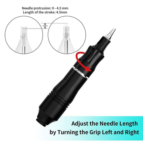 Planet Gates Professional Tattoo Kit Set Permanent Makeup Kit Rotary Machines Tattoo Power Supply Tattoo Needles Ink Complete Tools Supplies