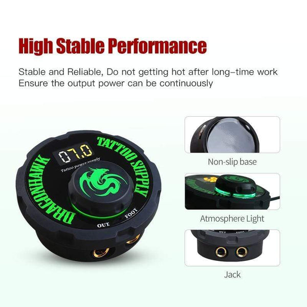 Planet Gates Professional Tattoo Kit Tattoo Rotary Pen Machine Mast Set Permanent Makeup Cartridge Needle Tattoo Body Art