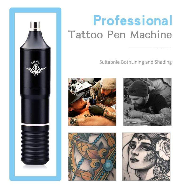 Planet Gates Professional Tattoo Machine Kit Complete Rotary Pen Set Tattoo Cartridge Needles For Permanent Makeup Eyebrow Tattoo Body Artist
