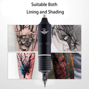 Planet Gates Professional Tattoo Machine Kit Tattoo LCD Power Supply Rotary Pen With Cartridges Needles Permanent Makeup for Tattoo Artist