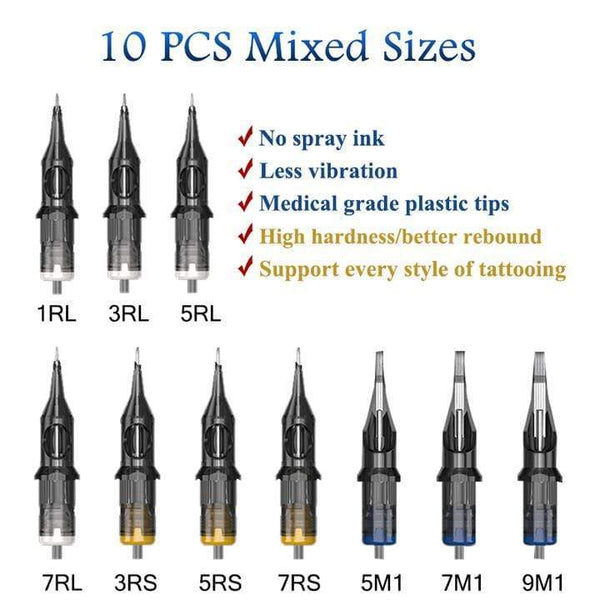 Planet Gates Professional Tattoo Machine Kit Tattoo Power Supply Rotary Tattoo Pen Machine With Cartridges Needle For Tattoo Beginners Artist