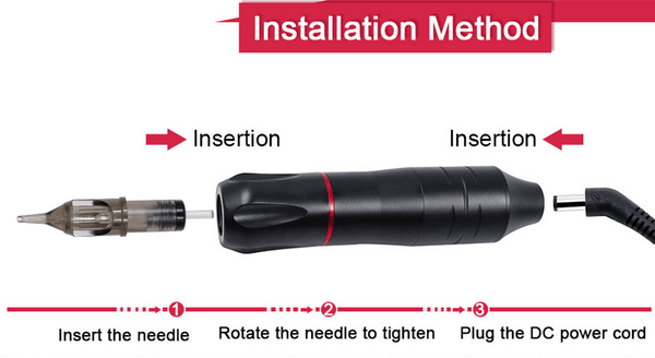 Planet Gates Professional Tattoo Machine Kit TP-5 Power Supply Tattoo Rotary Gun Digital Dual LCD Display Cartridges For Tattoo Artist Gift