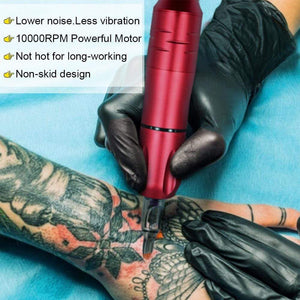 Planet Gates Professional Tattoo Machine Kit TP-5 Power Supply Tattoo Rotary Gun Digital Dual LCD Display Cartridges For Tattoo Artist Gift