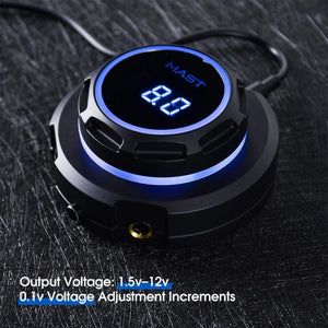 Planet Gates Professional Tattoo Machine MAST P10 Kit Tattoo Rotary Pen Set Tattoo Permanent Makeup LCD Power Supply for Tattoo Artist