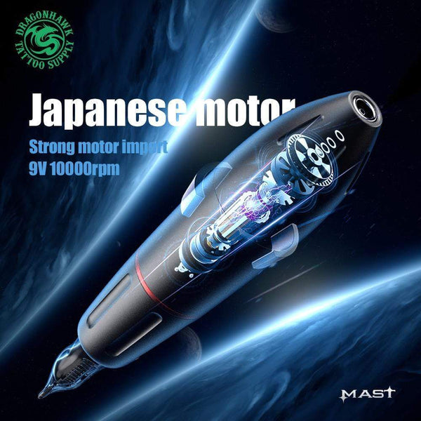 Planet Gates Professional Tattoo Pen Machine Mast K2 Makeup Rotary Tattoo Machine Set for Cartridge Needles Tattoo Supplies