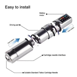 Planet Gates Professional Wireless Tattoo Pen Customized Coreless Motor Tattoo Machine For Tattoo Artists Permanent Makeup Machi