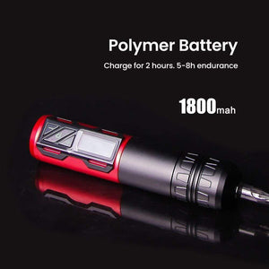 Planet Gates Professional Wireless Tattoo Pen Machine Battery with Portable Power Brushless Motor Digital LED Display For Body Art