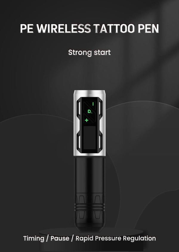 Planet Gates Professional Wireless Tattoo Pen Machine Battery with Portable Power Brushless Motor Digital LED Display For Body Art