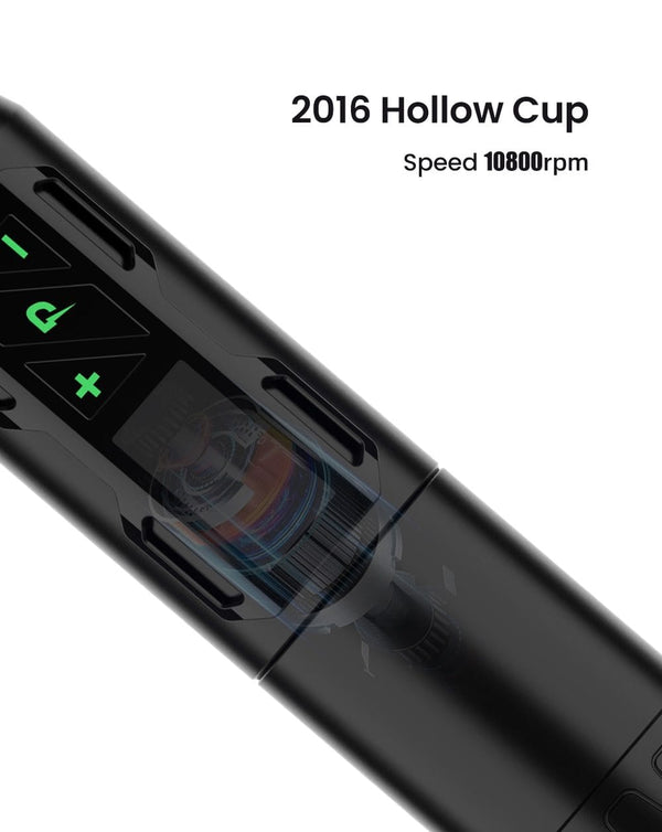 Planet Gates Professional Wireless Tattoo Pen Machine Battery with Portable Power Brushless Motor Digital LED Display For Body Art