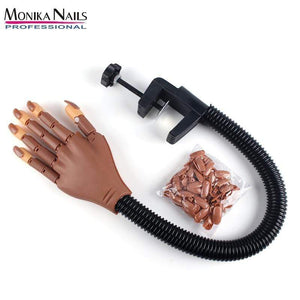 Planet Gates Prosthetic Fake Hands Model For Nail Art Making Exercises Painting Tool Training Manicure For Beginner Practice Equipment