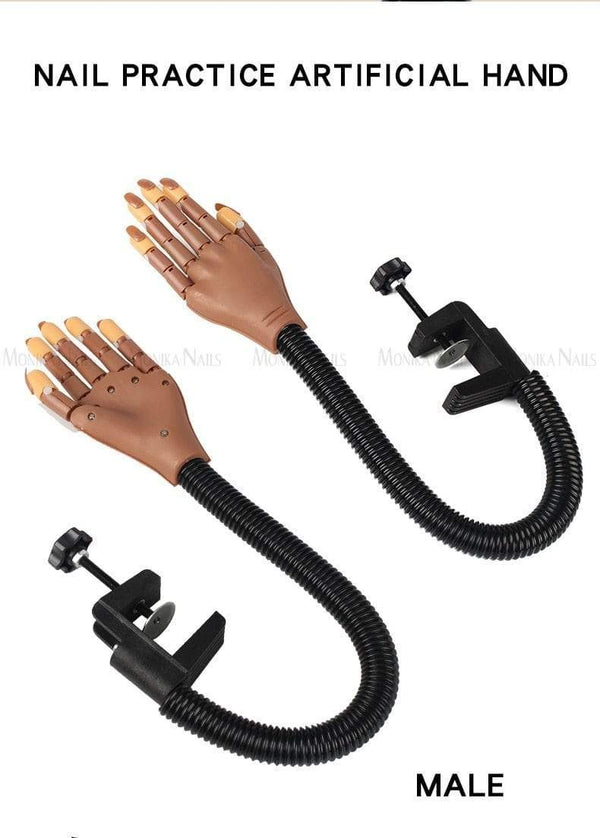 Planet Gates Prosthetic Fake Hands Model For Nail Art Making Exercises Painting Tool Training Manicure For Beginner Practice Equipment