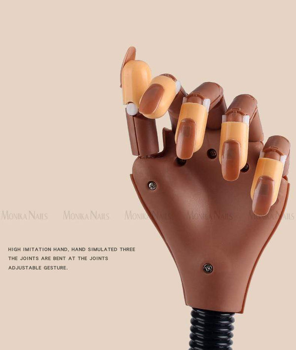 Planet Gates Prosthetic Fake Hands Model For Nail Art Making Exercises Painting Tool Training Manicure For Beginner Practice Equipment