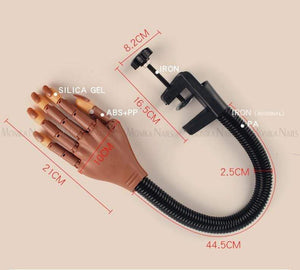 Planet Gates Prosthetic Fake Hands Model For Nail Art Making Exercises Painting Tool Training Manicure For Beginner Practice Equipment