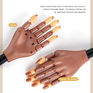 Planet Gates Prosthetic Fake Hands Model For Nail Art Making Exercises Painting Tool Training Manicure For Beginner Practice Equipment