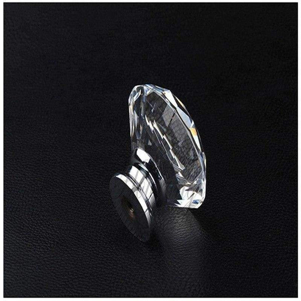 Planet Gates PRWMAN 5Pcs Diamond Crystal Glass Door Drawer Cabinet Wardrobe Pull Handle Knob 40mm Kitchen Furniture Accessories
