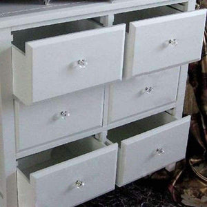 Planet Gates PRWMAN 5Pcs Diamond Crystal Glass Door Drawer Cabinet Wardrobe Pull Handle Knob 40mm Kitchen Furniture Accessories