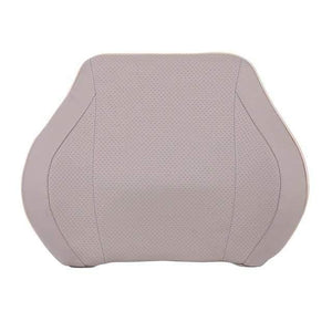 Planet Gates PU Beige 2 Car Seat Head Neck Rest Massage Auto Pillow Space Memory Neck Headrest Car Cover Vehicular Pillow Seat Headrest Accessories