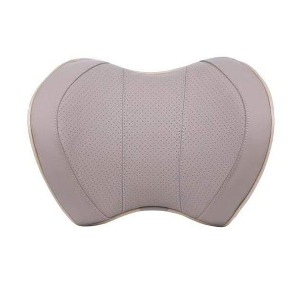 Planet Gates PU Beige Car Seat Head Neck Rest Massage Auto Pillow Space Memory Neck Headrest Car Cover Vehicular Pillow Seat Headrest Accessories