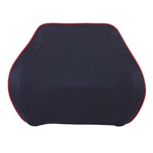 Planet Gates PU Black red  2 Car Seat Head Neck Rest Massage Auto Pillow Space Memory Neck Headrest Car Cover Vehicular Pillow Seat Headrest Accessories