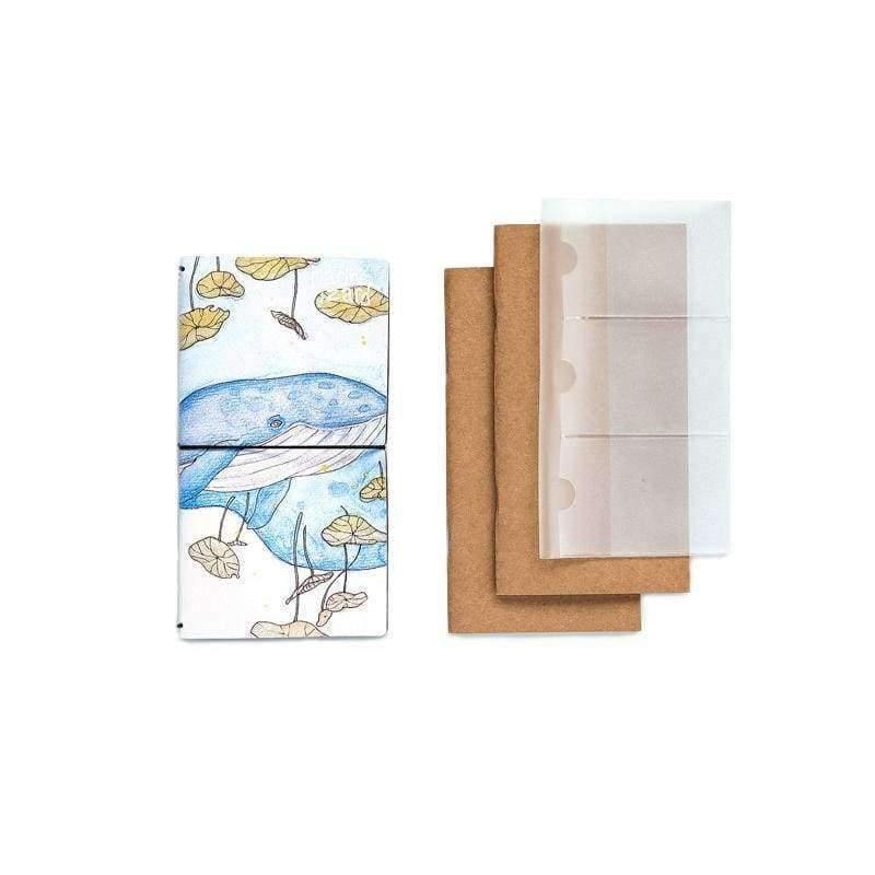 Planet Gates PU Leather Cover Notebooks Schedule Monthly Planner Organizer Cute Diary Writing Pads Composition Book Agenda Stationery