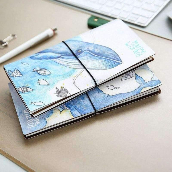 Planet Gates PU Leather Cover Notebooks Schedule Monthly Planner Organizer Cute Diary Writing Pads Composition Book Agenda Stationery