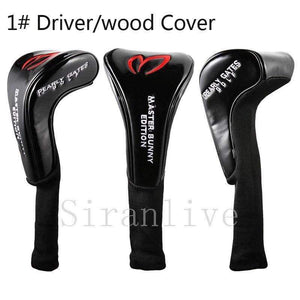 Planet Gates PU Leather Golf Club Head Cover (1# Driver/wood Cover 3#,5# Fairway Cover)